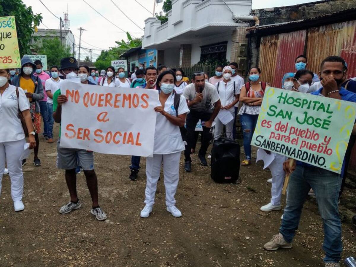 En pandemia se disputan a usuarios de la salud en San Bernardo del Viento