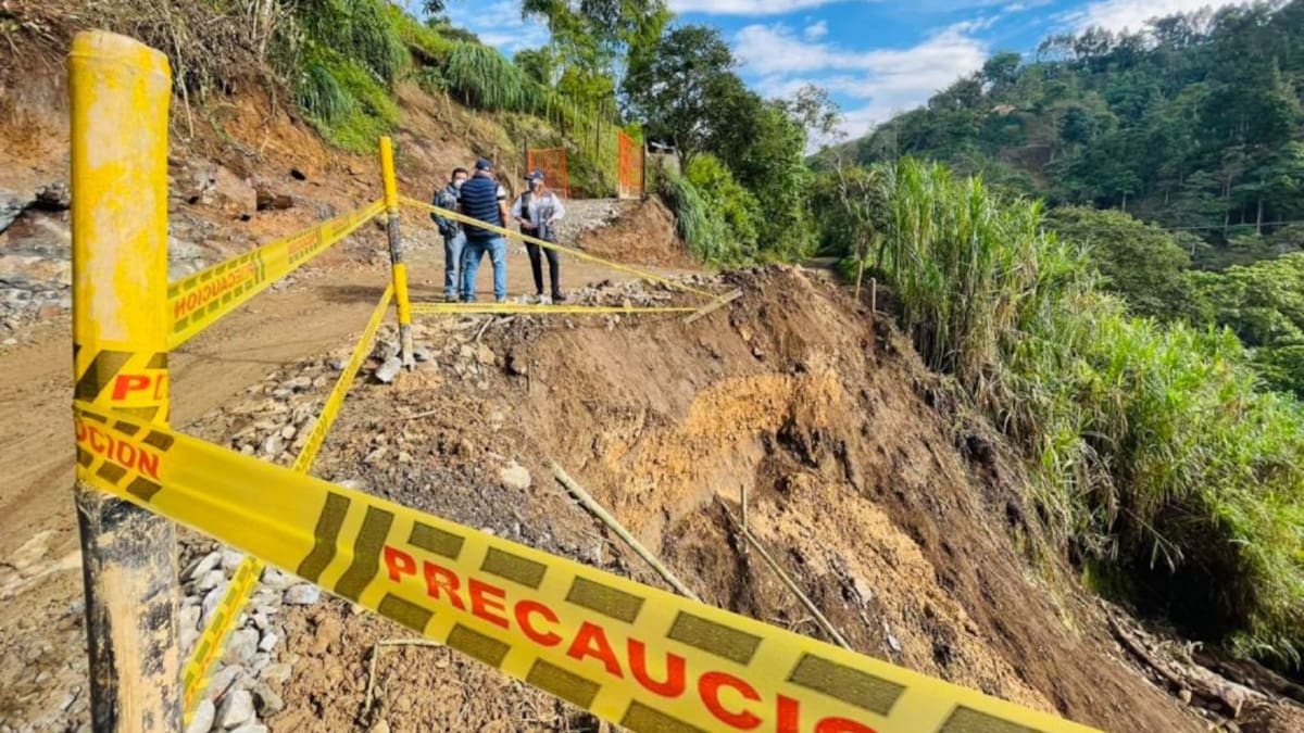 Restricción vehicular vía Villamaría – Llanitos por obra de infraestructura