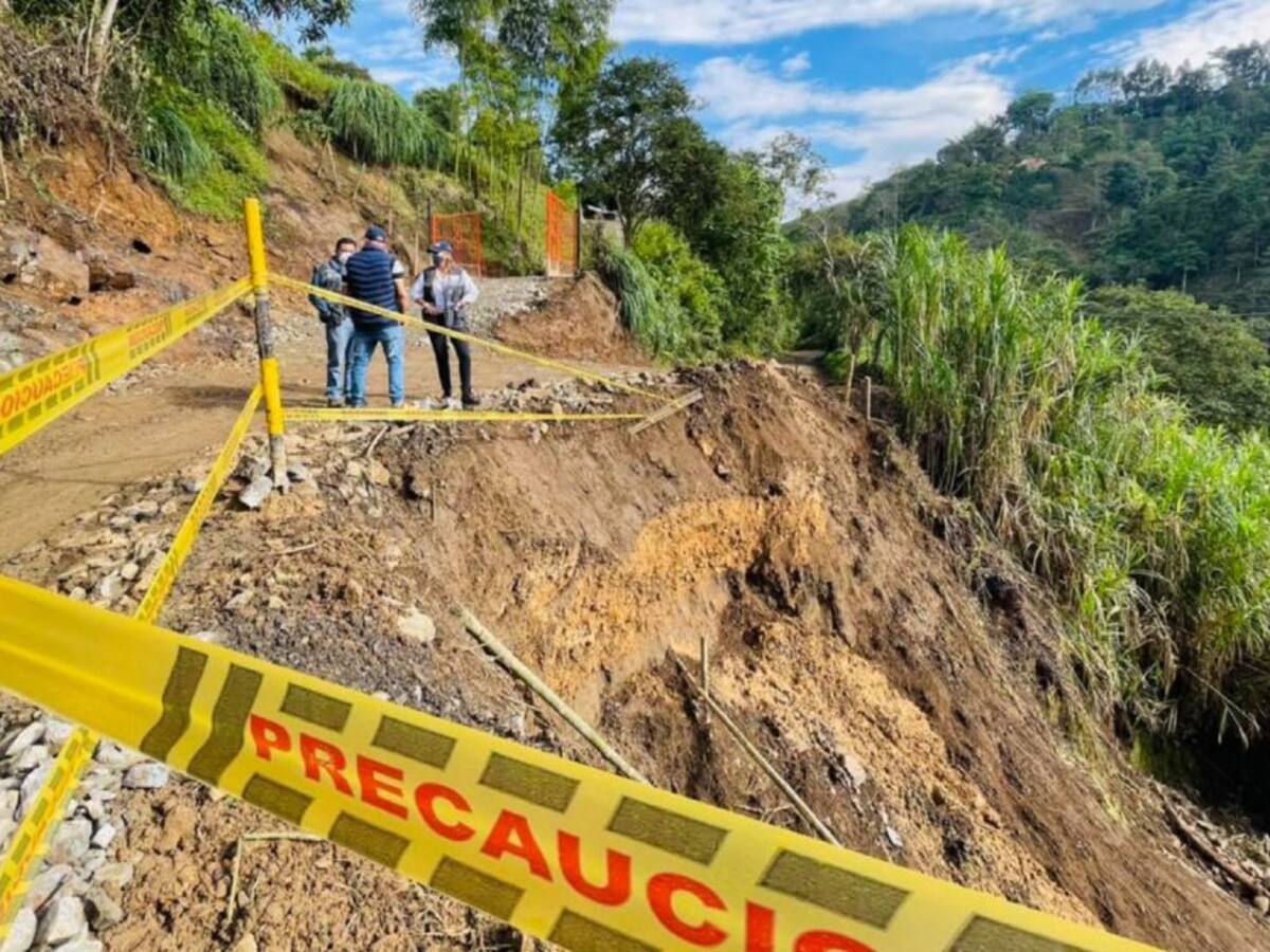 Restricción vehicular vía Villamaría – Llanitos por obra de infraestructura