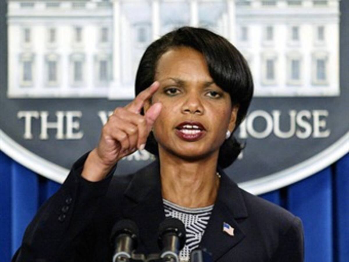Condoleezza Rice aprobó la asfixia simulada en el 2002