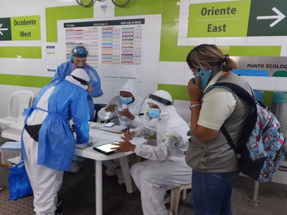 Pruebas COVID-19 en estaciones de Metrolínea
