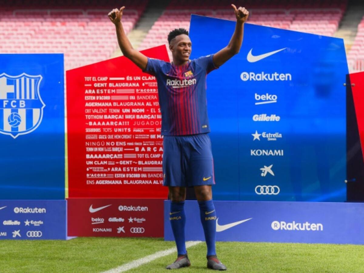 Barcelona conmemoró el primer mes de Yerry Mina en el club con un video