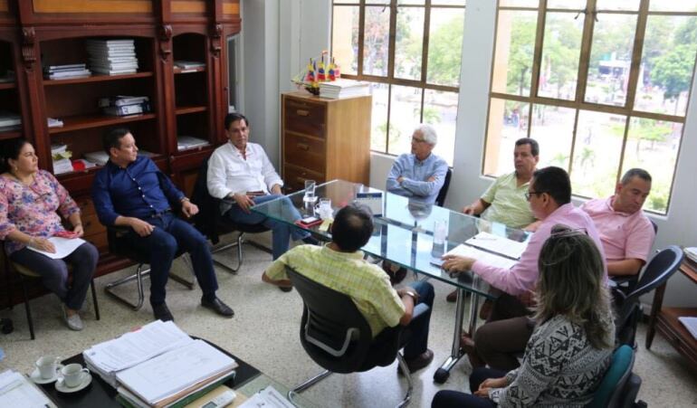 Reunión de adjudicación de los dos proyectos por valorización 
