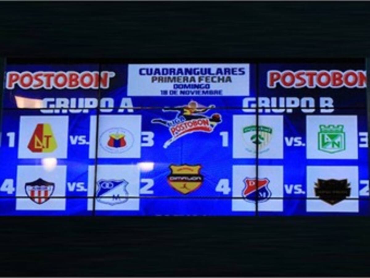 Listos cuadrangulares de la Liga Postobón