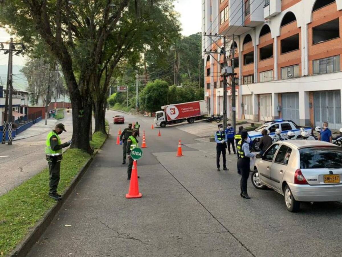 Aumentan los comparendos de tránsito en Pereira en medio de la cuarentena