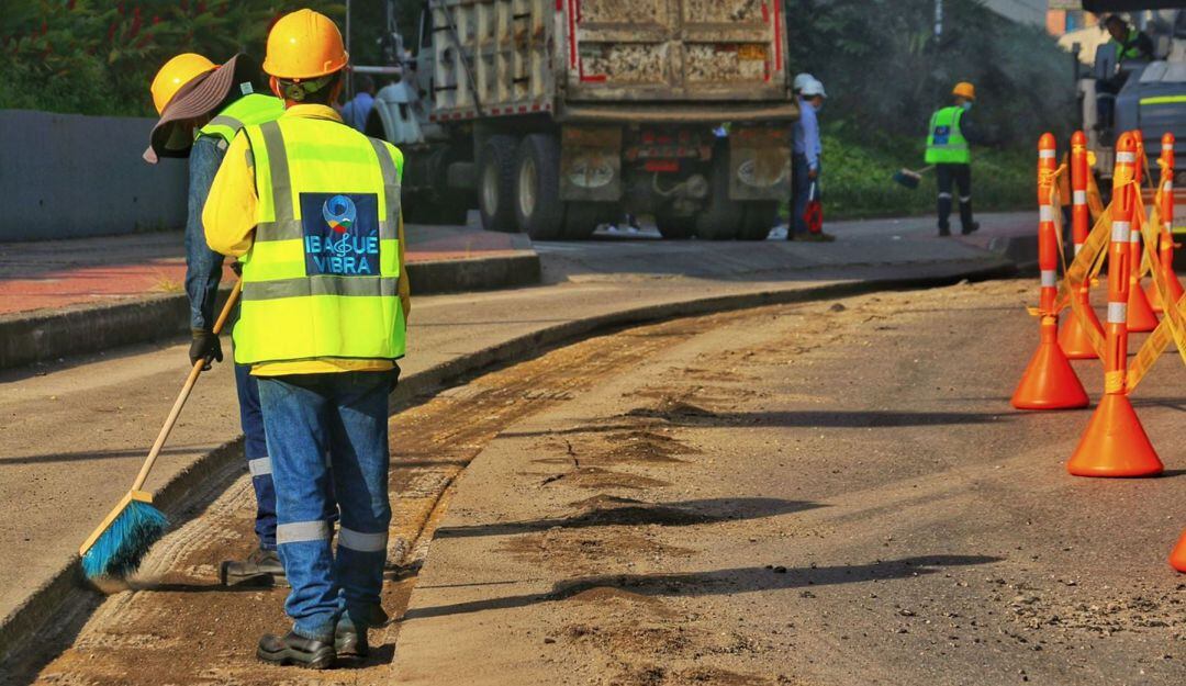Recuperación de las vías de Ibagué 