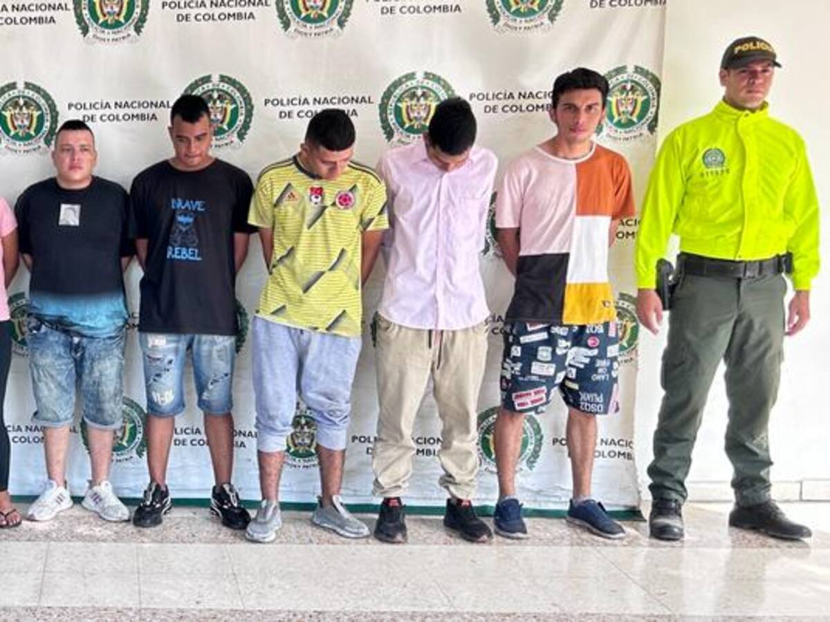 En Neiva, logran la captura de 8 personas, integrantes del Grupo Delincuencial “Los Pupis”