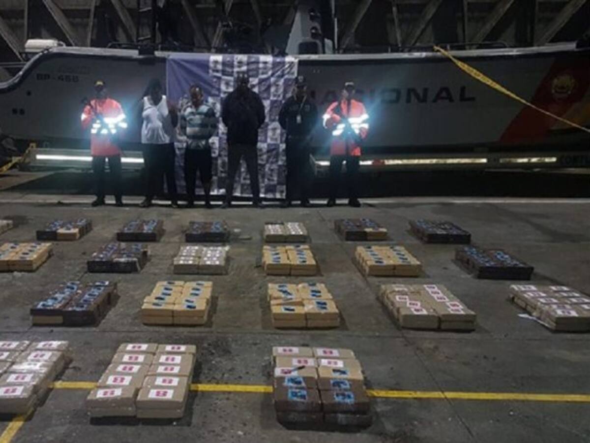 Más de 23 toneladas de cocaína incautadas en aguas del Pacífico