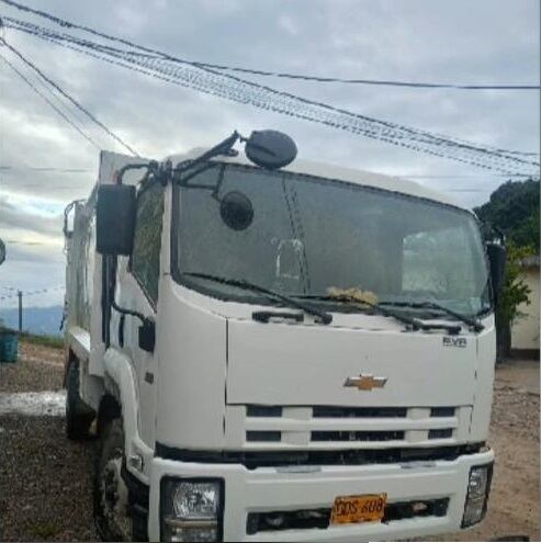 Vehículo de la empresa de aseo de Teorama / Foto: Cortesía