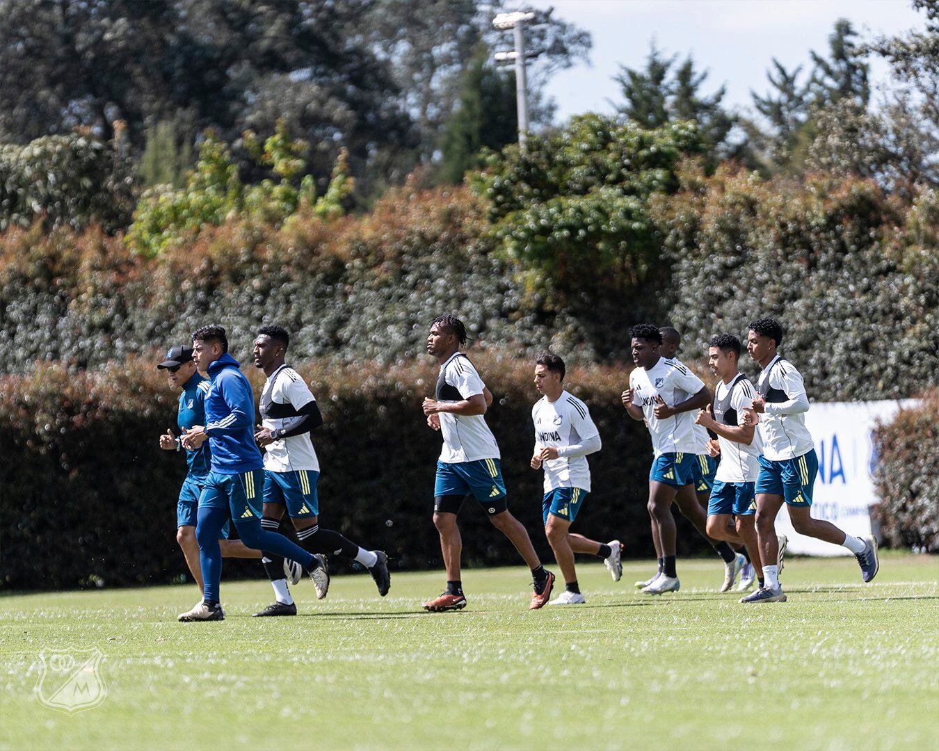 Millonarios adelanta los trabajos de pretemporada para la Liga 2026-I / Twitter: @MillosFCOficial.