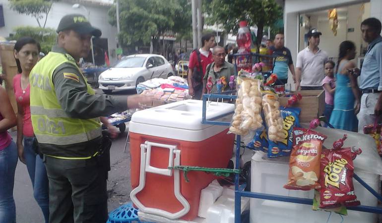 Los venezolanos aumentan la informalidad en las calles de Cúcuta. 
