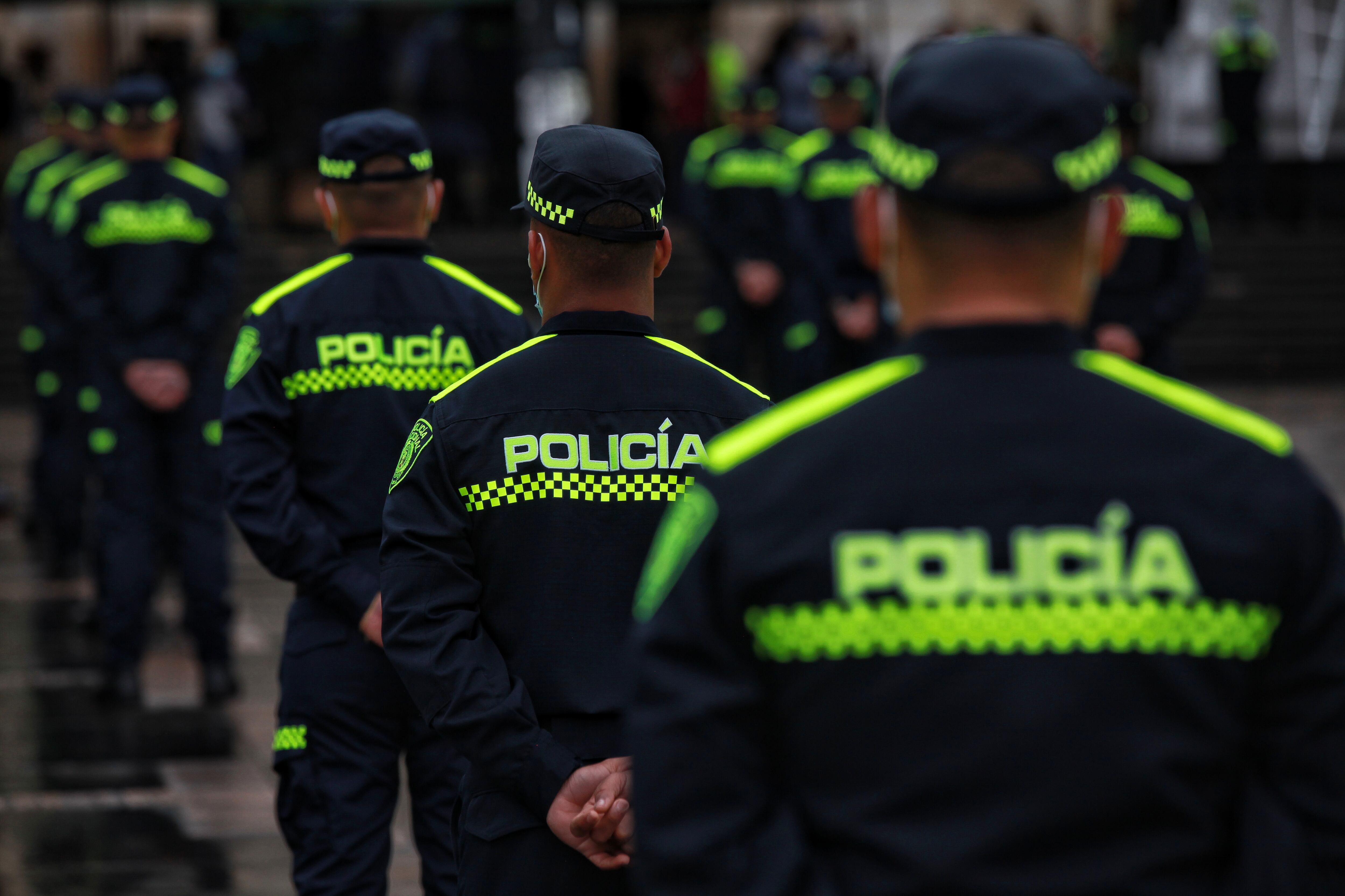 Bogotá. Julio 19 de 2021. Lanzamiento de la nueva imagen e identidad de la Policía nacional. (Colprensa - Camila Díaz)