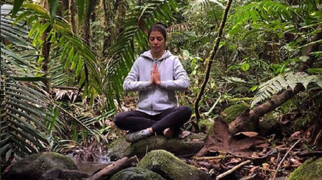 "Pisemos lento, toquemos suave, miremos mucho", @lluviadebosque