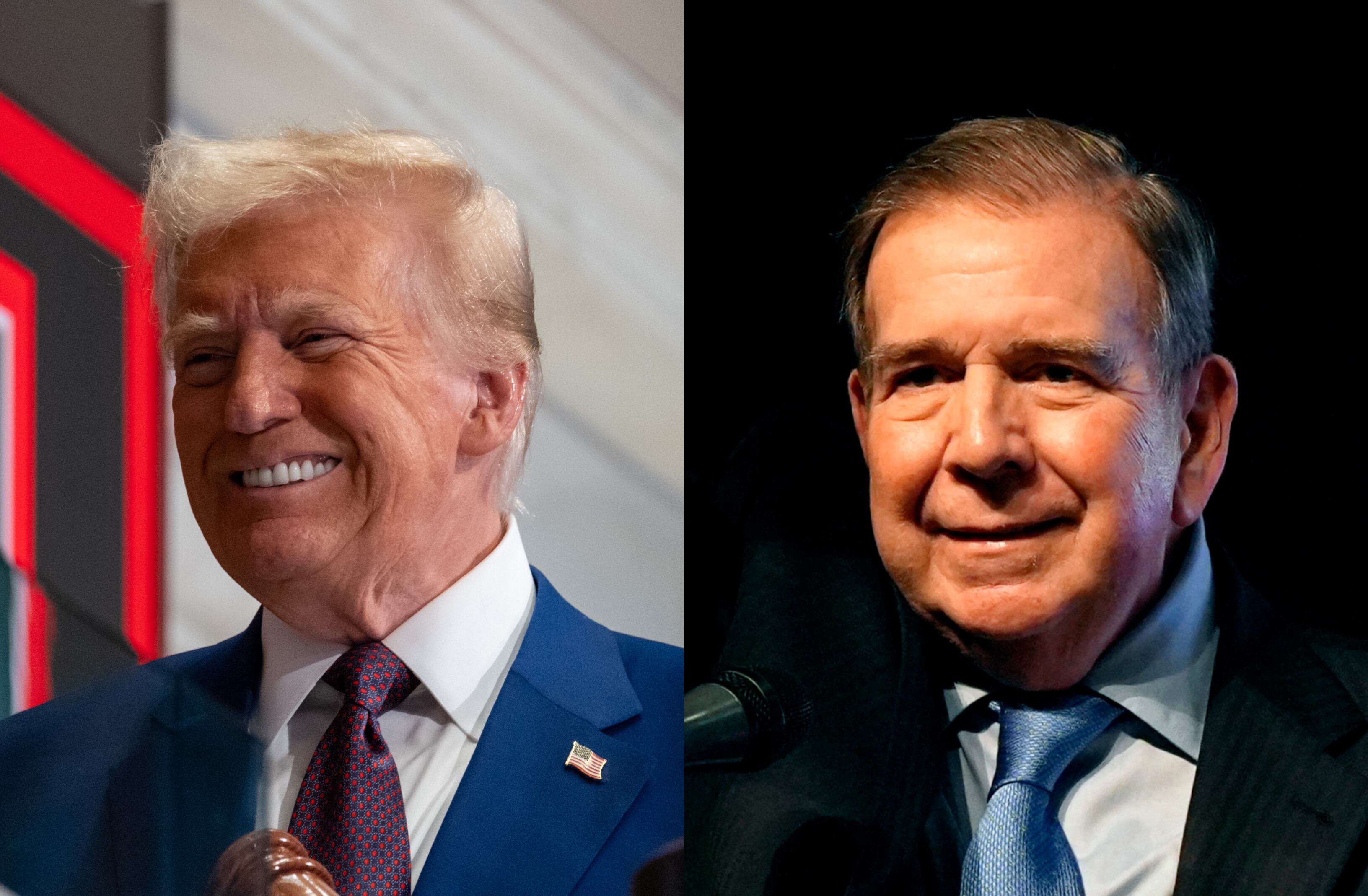 Donald Trump y Edmundo Gonzalez Getty Images