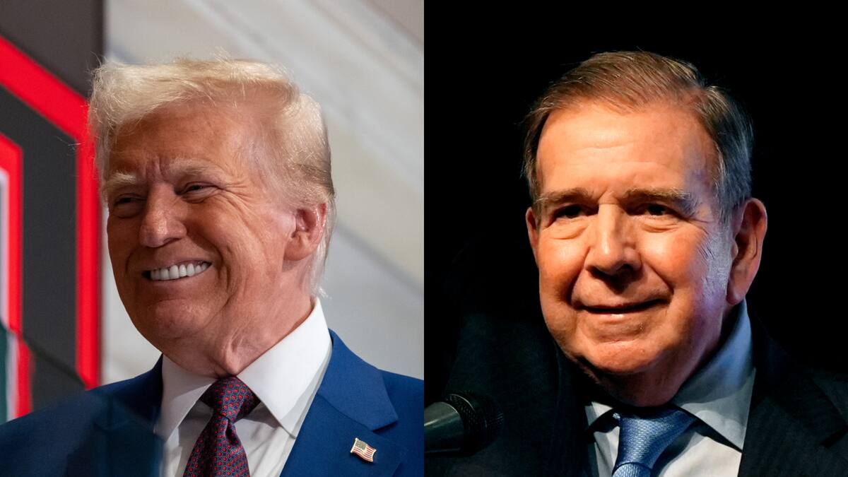 Trump asegura que el presidente electo de Venezuela es Edmundo González Urrutia