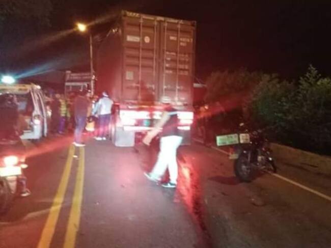 Motociclista falleció entre Socorro y Oiba