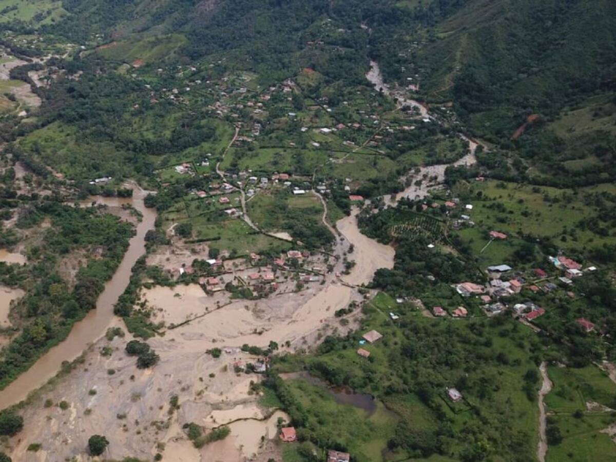 Van 7 fallecidos por temporada de lluvias en Antioquia