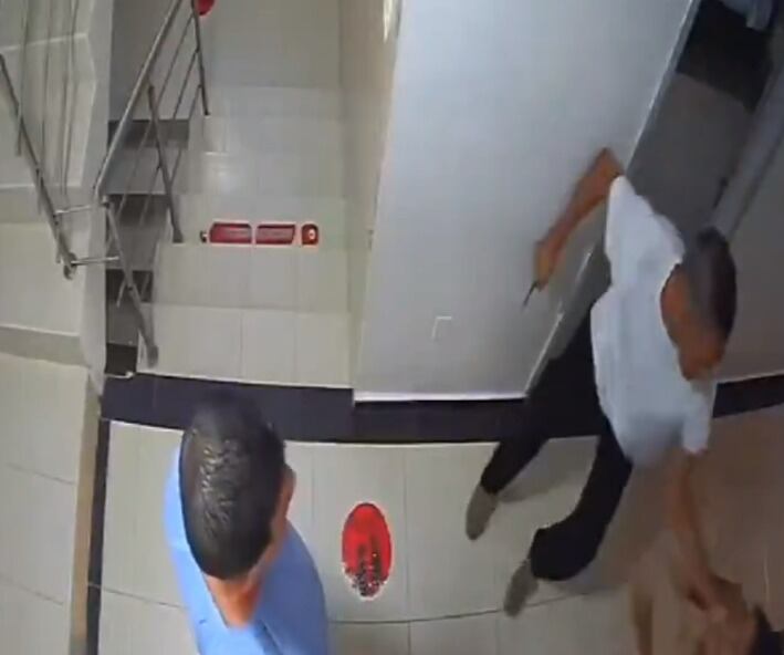 Se conoció el video del primer feminicidio ocurrido este año en Bucaramanga.