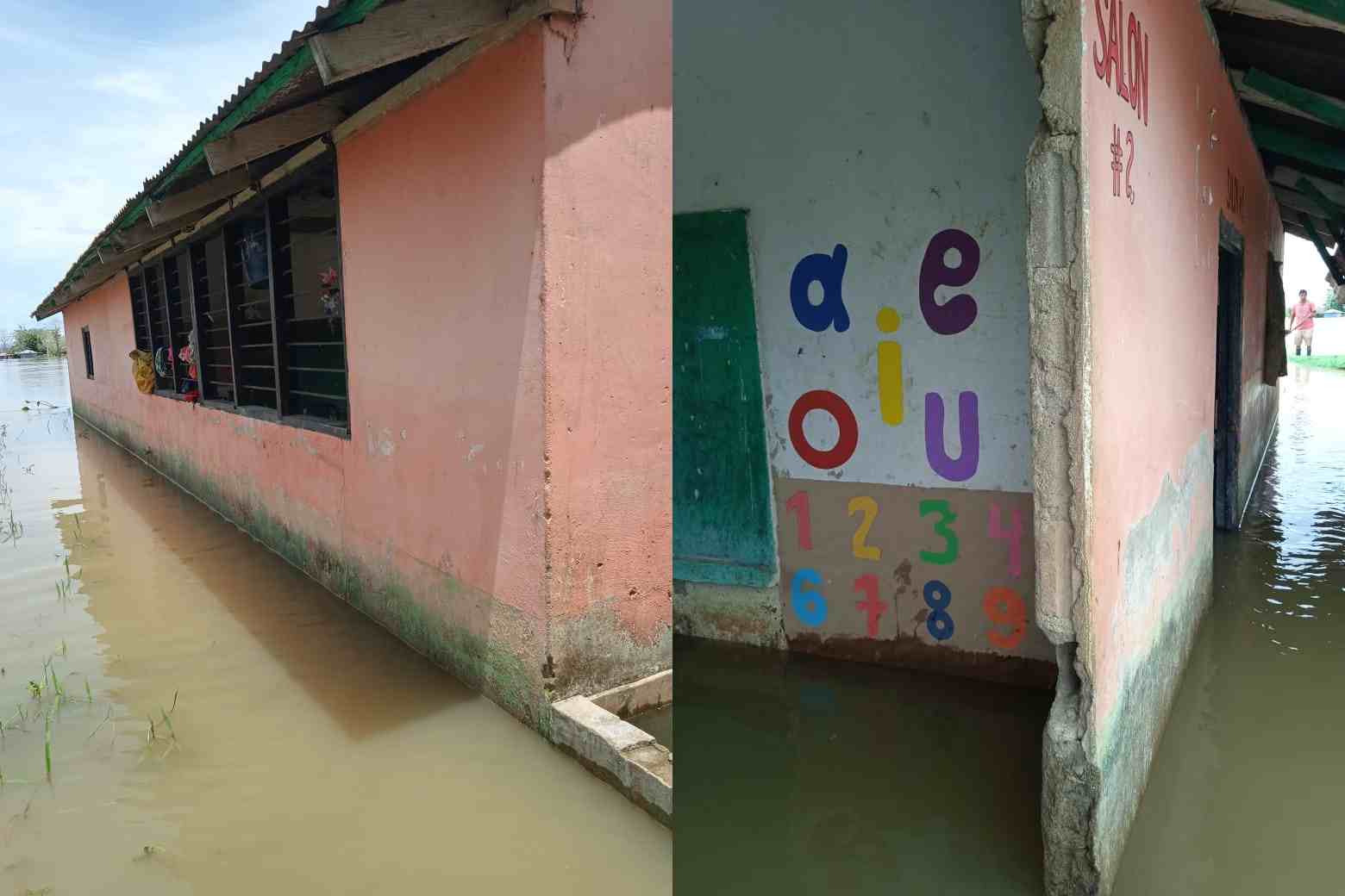 Las inundaciones en la Mojana sucreña  comienzan a afectar colegios de Guaranda