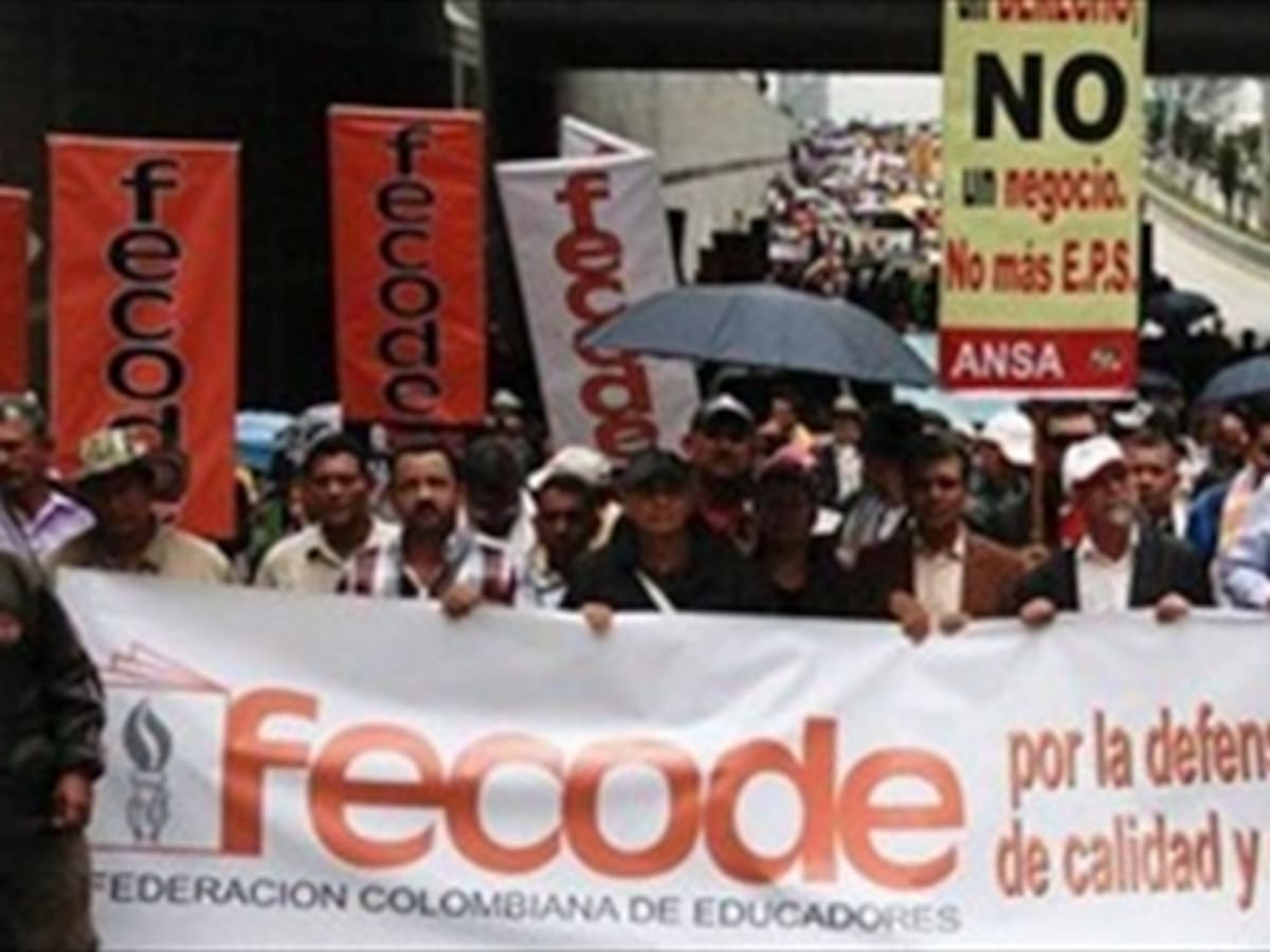 Movilización de Fecode sigue en firme