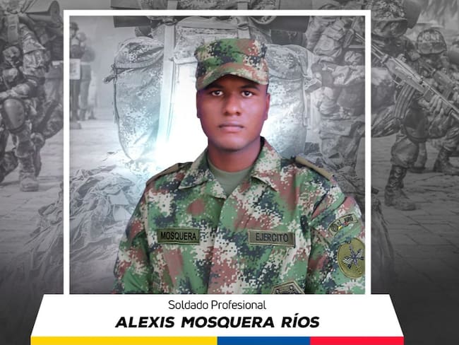 Alexis Mosquera Ríos, soldado asesinado por el Clan del Golfo | Foto: Ejército Nacional