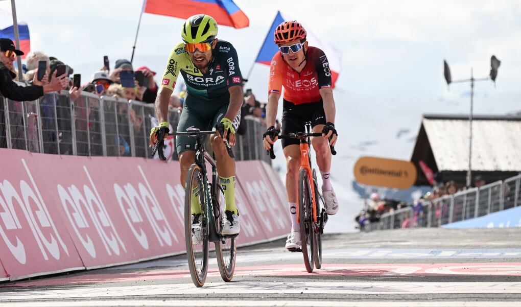 Daniel Felipe Martínez y Geraint Thomas / Getty Images