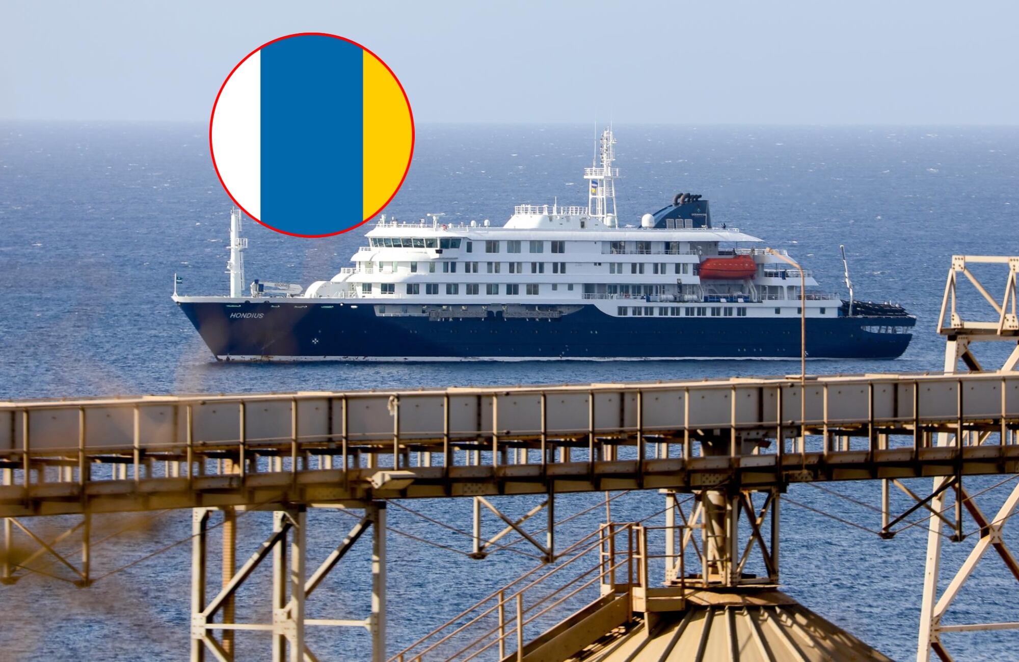 El crucero afectado por hantavirus “debe ser atendido donde está”, según presidente de Canarias. Foto: EFE.