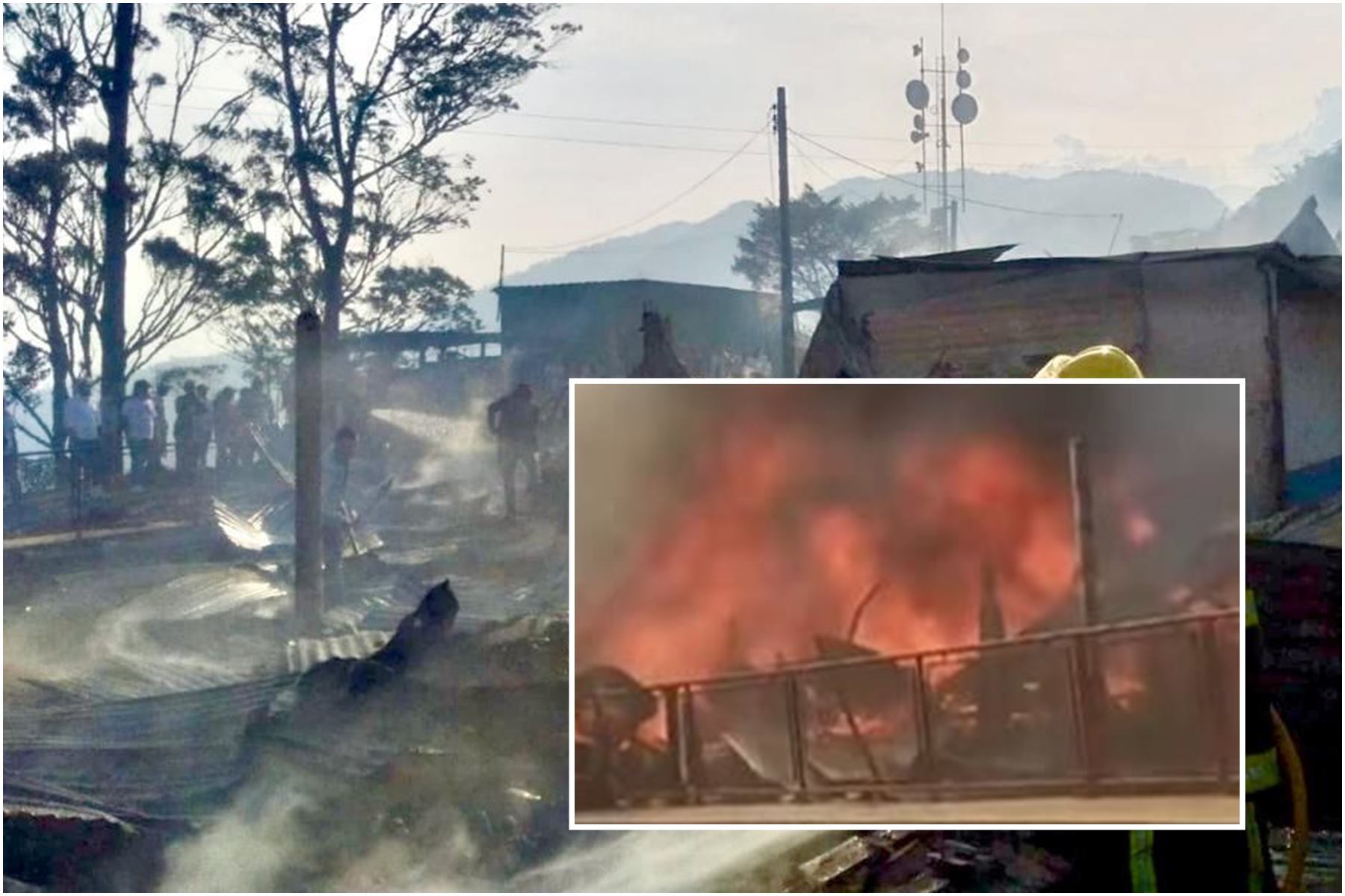 Incendio estructural en zona rural de Ibagué