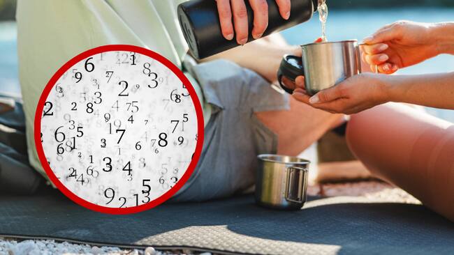 Persono sirviendo agua // números // Getty Images