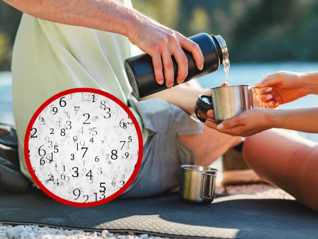 Persono sirviendo agua // números // Getty Images