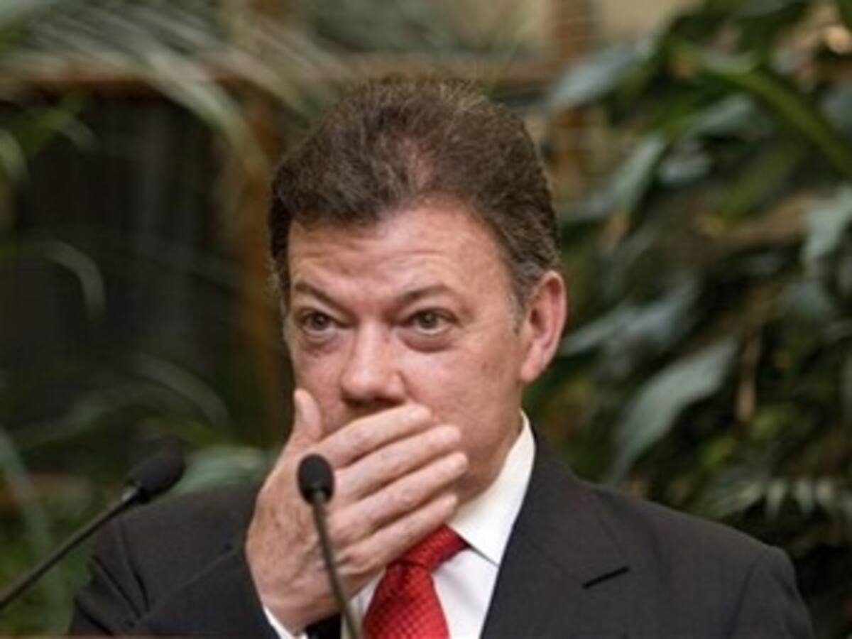 Juan Manuel Santos no se pronunció sobre la crisis con Venezuela