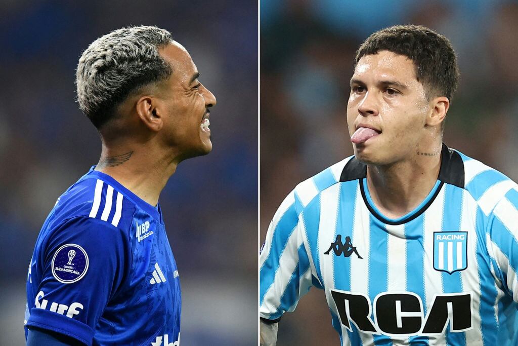 Final Copa Sudamericana. (Photo by GLEDSTON TAVARES and ALEJANDRO PAGNI / AFP) (Photo by GLEDSTON TAVARESALEJANDRO PAGNI/AFP via Getty Images)