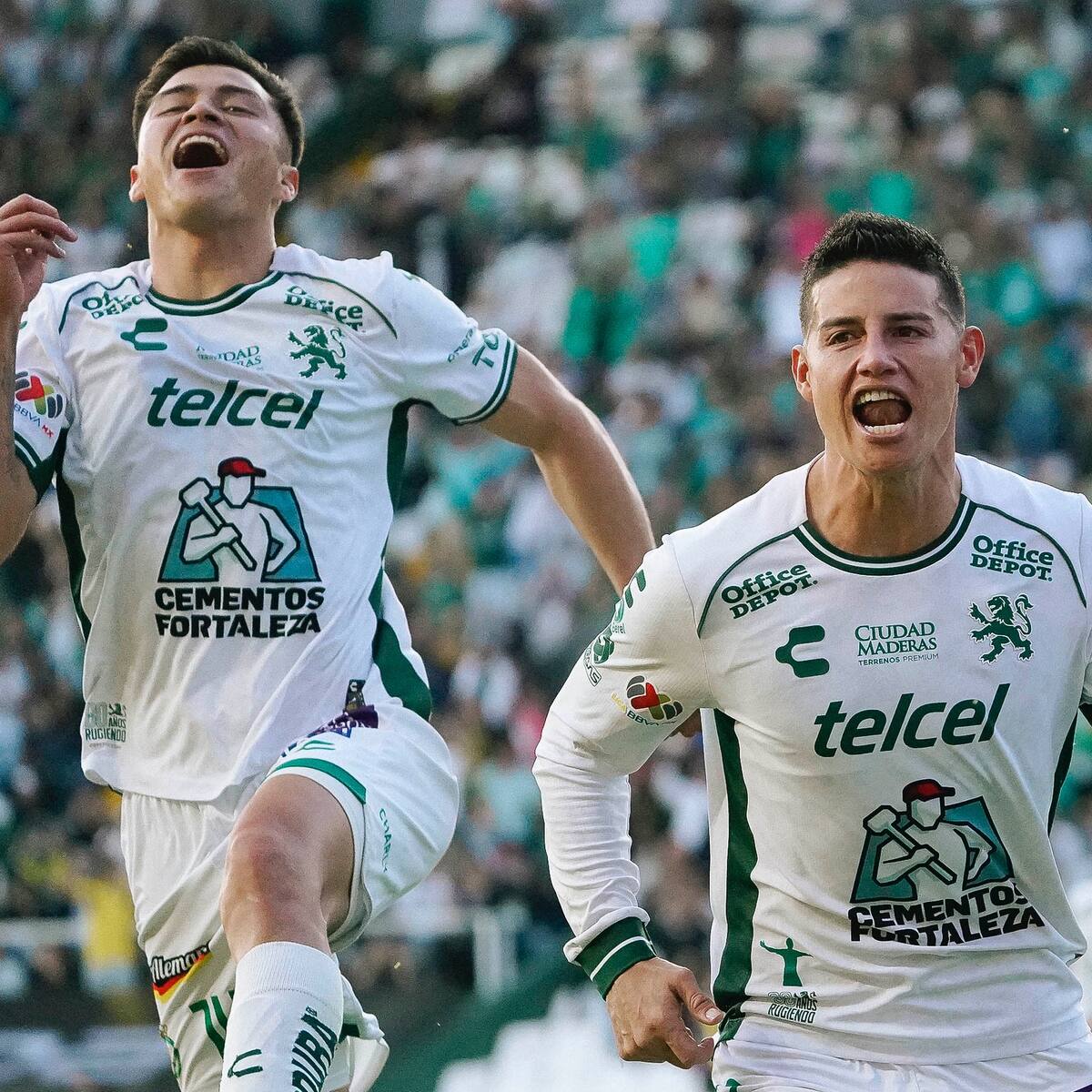 Video: James Rodríguez marcó su primer gol con la camiseta de León