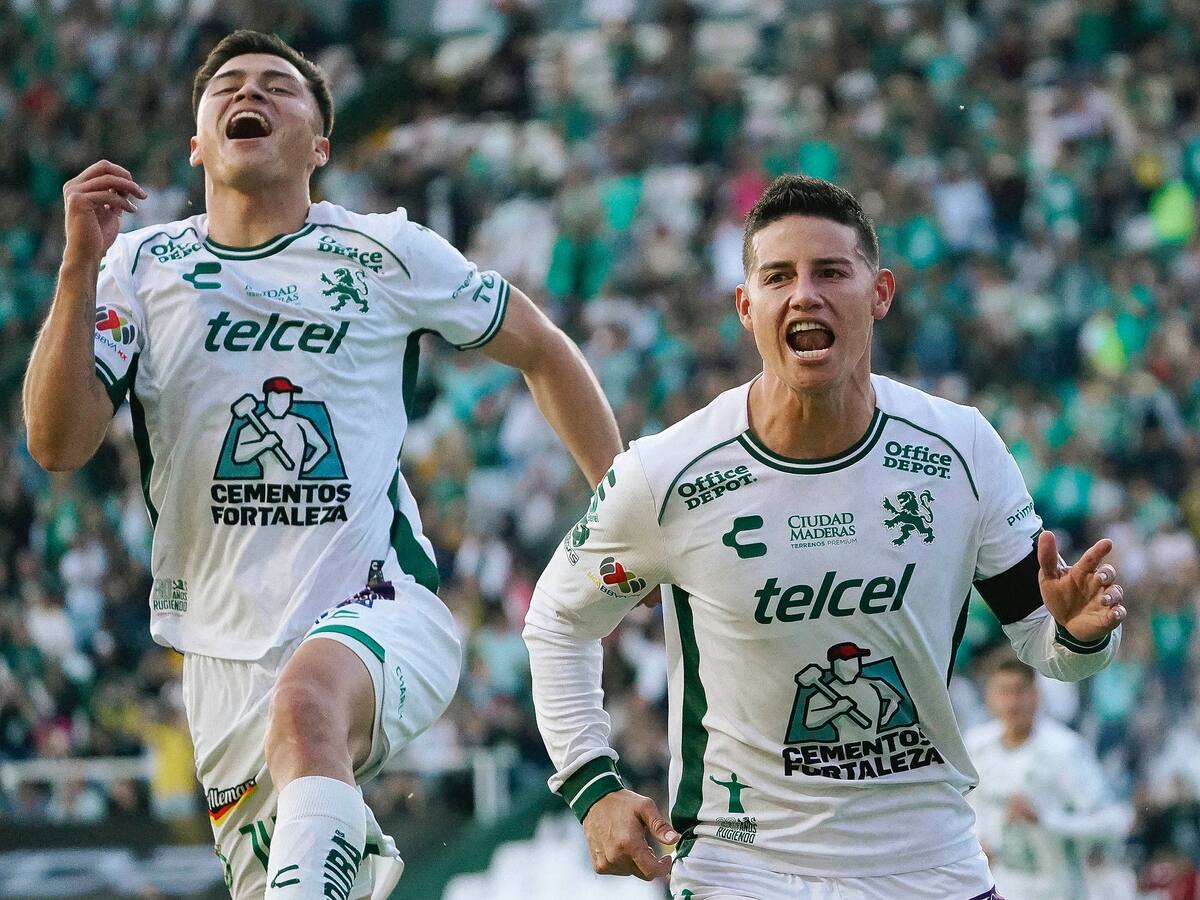 Video: James Rodríguez marcó su primer gol con la camiseta de León