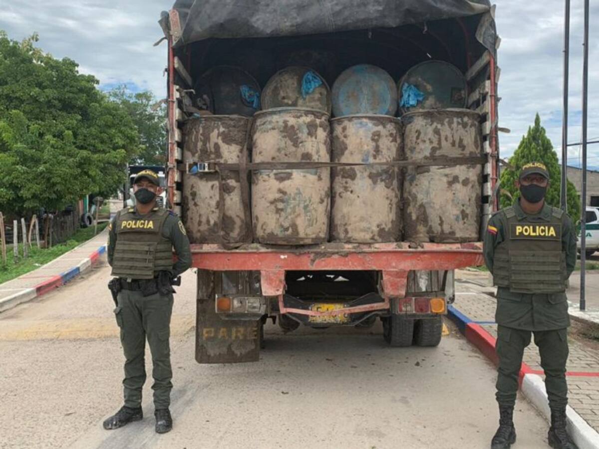 Incautan combustible que iba a ser usado para minería ilegal en Bolívar