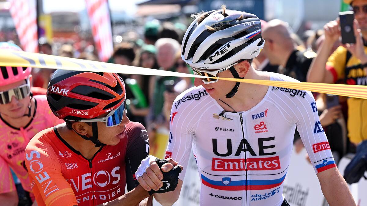 Egan Bernal y Einer Rubio sufrieron una caída en la primera etapa de la Vuelta a Cataluña