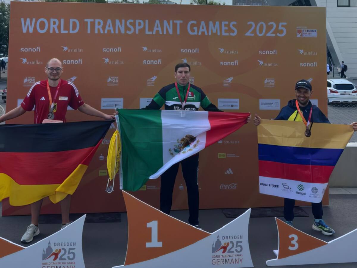 Del trasplante al podio mundial: santandereano gana medalla corriendo en Alemania