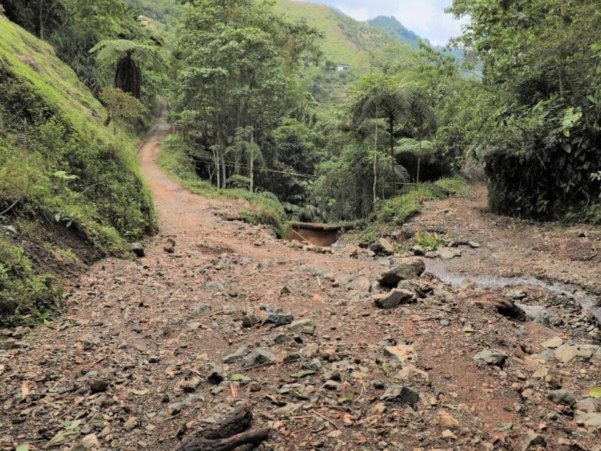 La próxima semana iniciarán obras en la vía El Chorriadero de Pereira