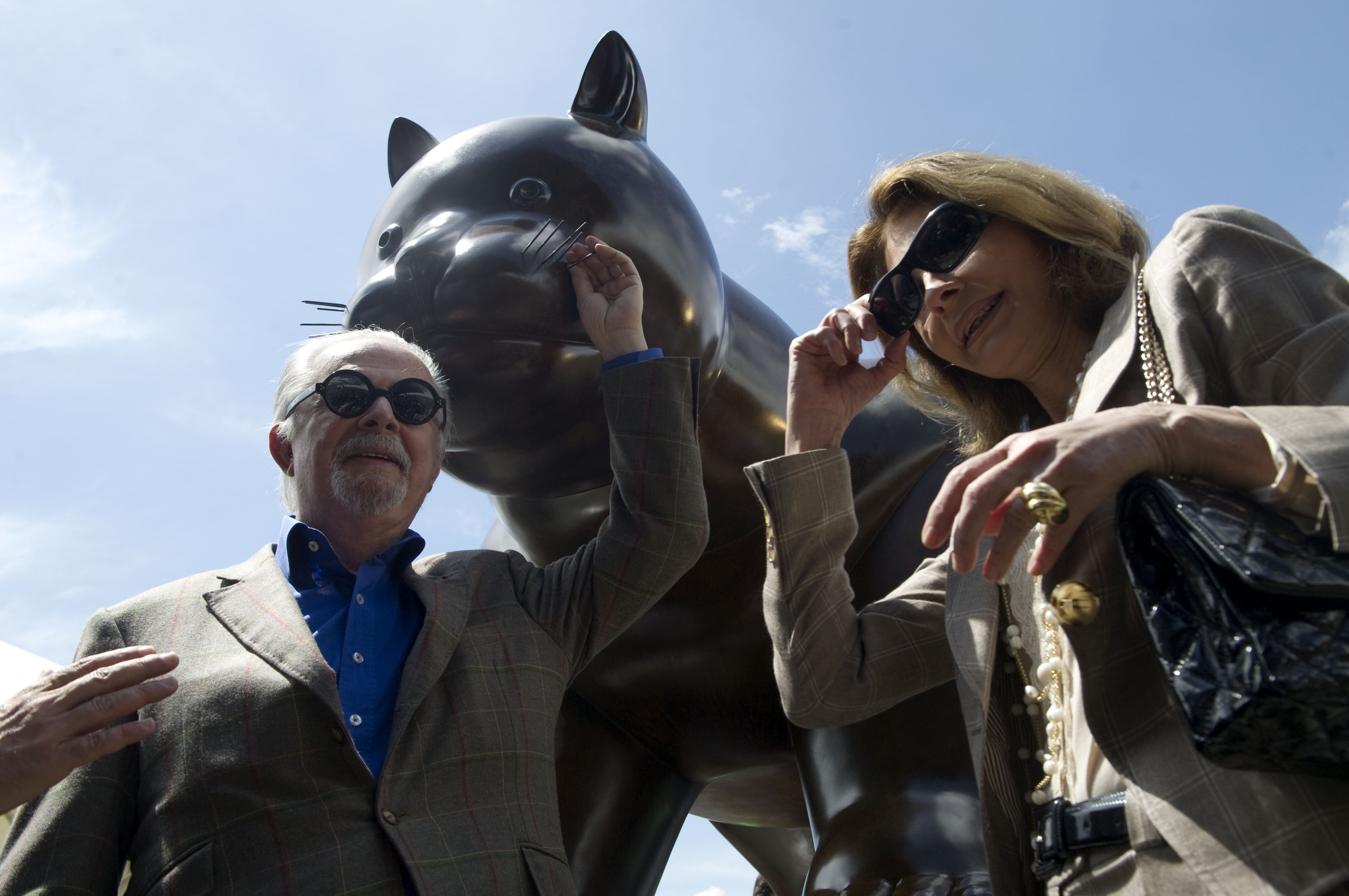 Sophia Vari y Fernando Botero- Getty Images