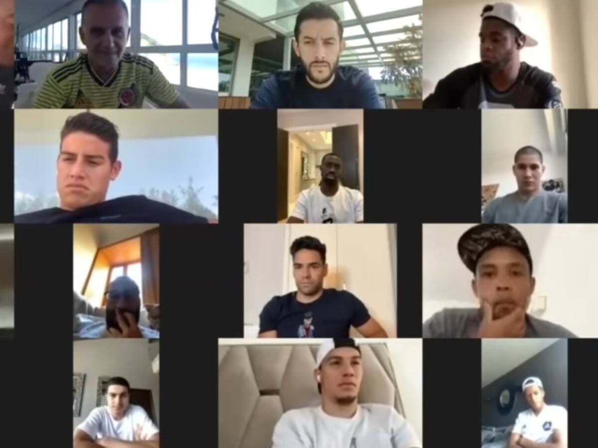 Selección en telebrabajo: Queiroz y los jugadores se reunieron virtualmente