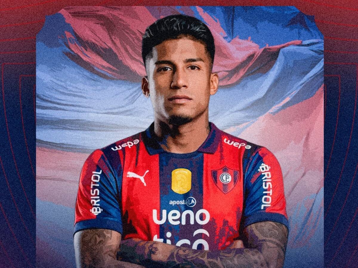 Harold Santiago Mosquera es presentando como nuevo jugador de Cerro Porteño