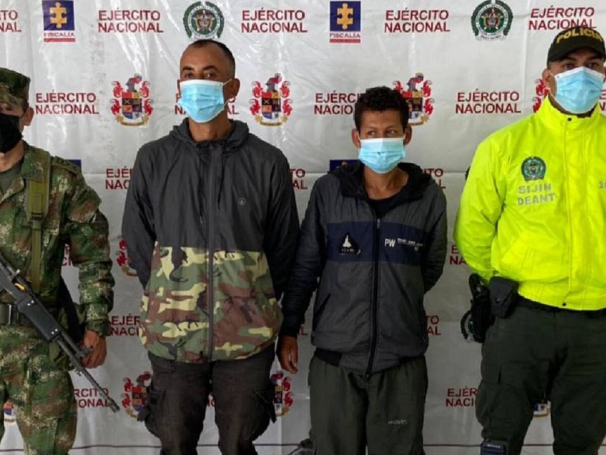 Capturados acusados de extorsionar y desplazar campesinos en Ituango