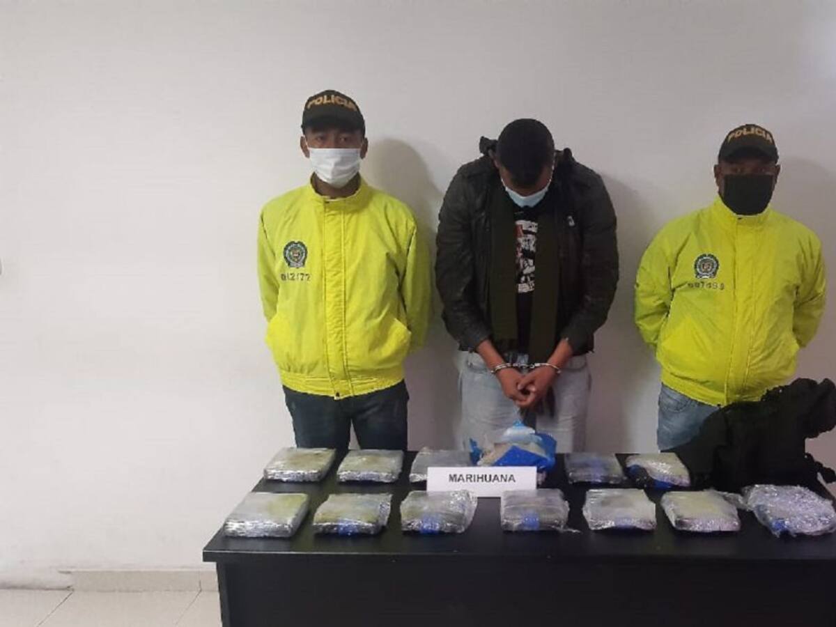 Incautaron 7 kilos de marihuana en Magangué, Bolívar