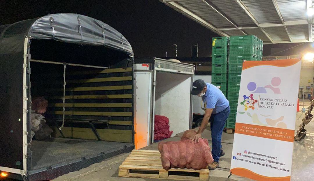 Siete toneladas de estos productos serán comercializadas en la capital de Bolívar, logrando beneficiar a campesinos de El Salado