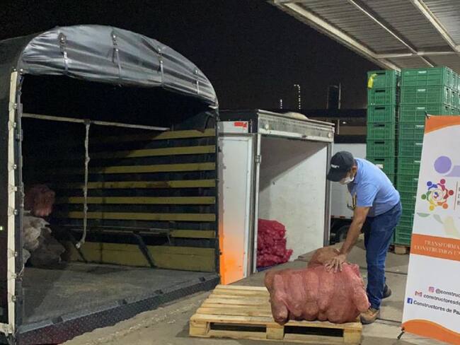 Siete toneladas de estos productos serán comercializadas en la capital de Bolívar, logrando beneficiar a campesinos de El Salado