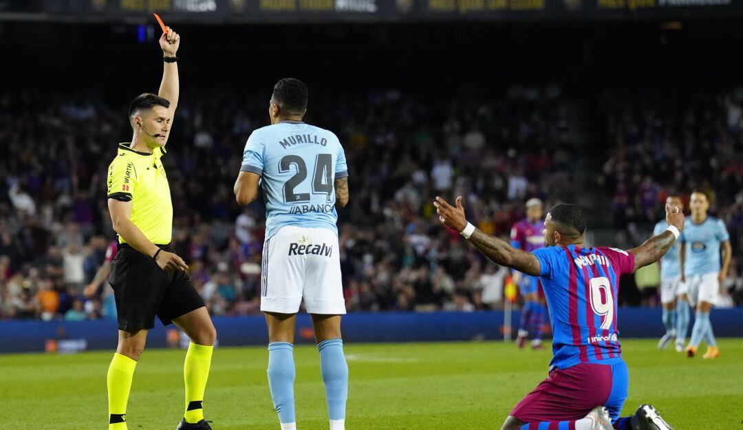 Jeison Murillo en el Camp Nou conra Barcelona