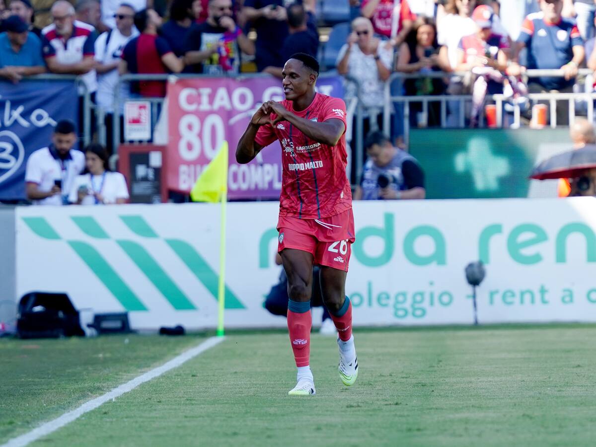 Video: Yerry Mina sigue en racha goleadora y marca en triunfo del Cagliari ante el Parma