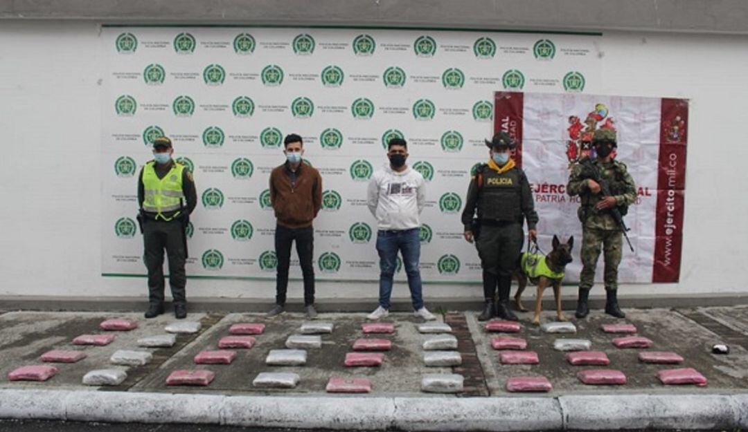 Cargamento de droga incautado 