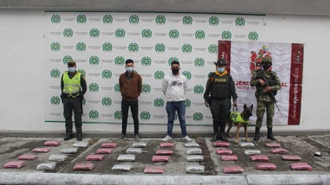 Cargamento de droga incautado