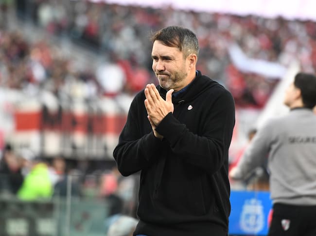 Eduardo Coudet, director técnico de River Plate. (Photo by Federico Peretti/NurPhoto via Getty Images)